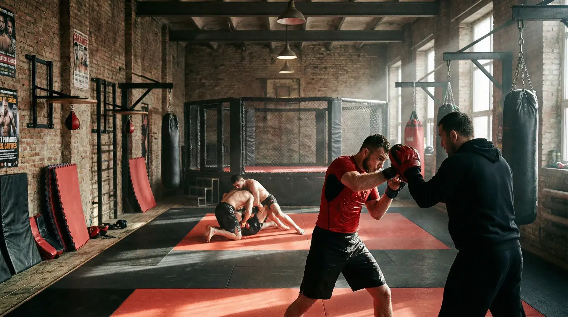 奇异果娱乐 专业格斗训练营实战教学